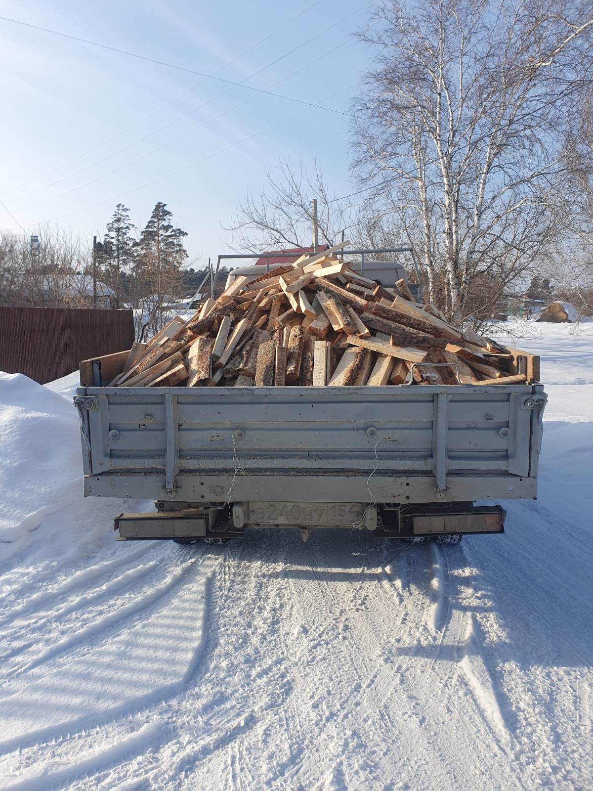 Дрова срезка пиленая сосна